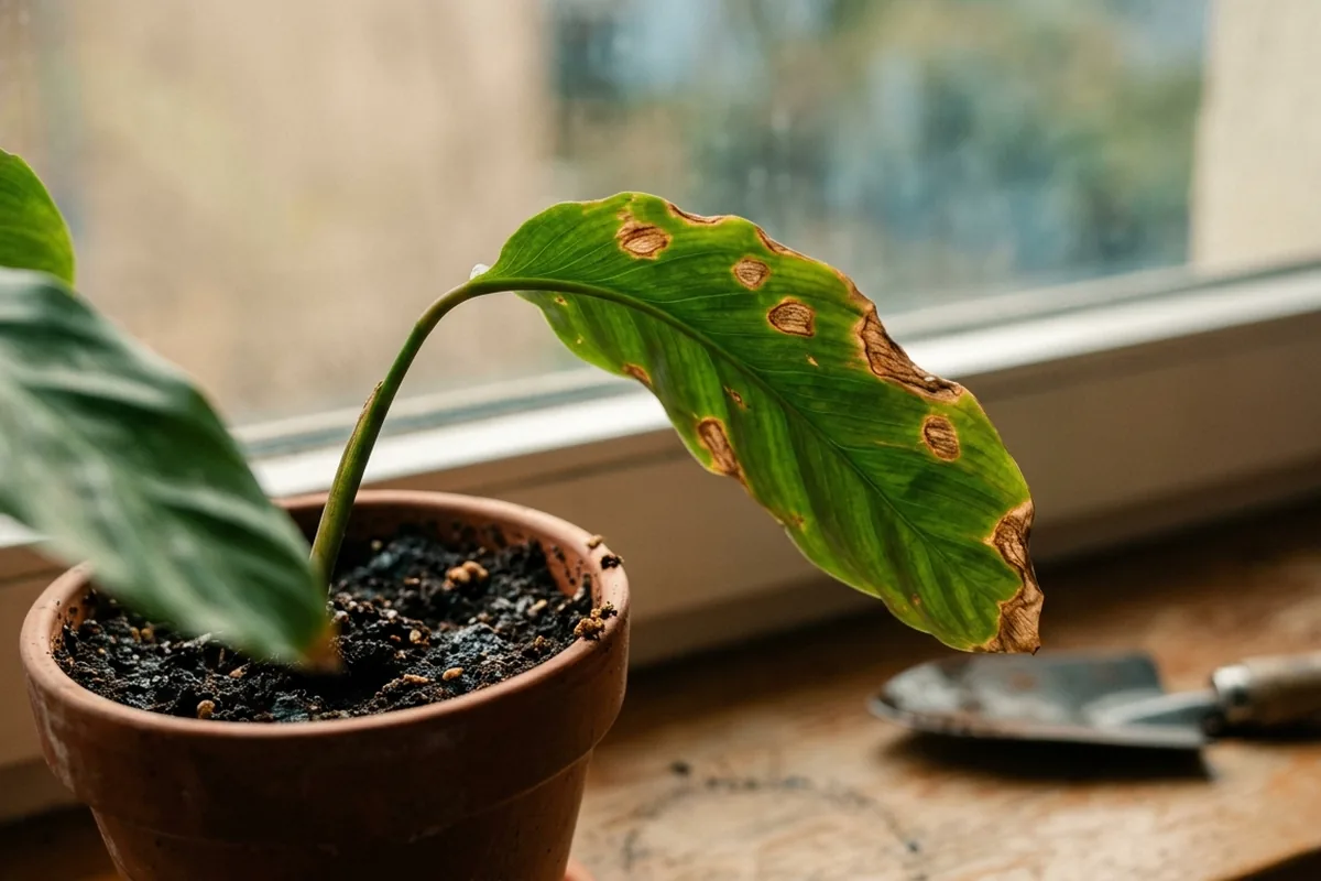 Braune Flecken an Blättern: Wann es harmlos ist – und wann Ihre Pflanze wirklich Alarm schlägt