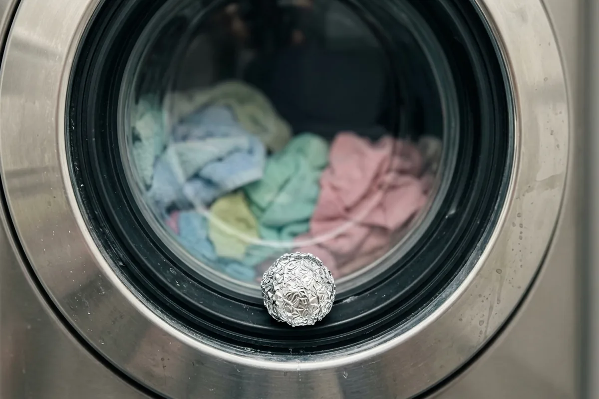 Dieser beliebte Wäsche‑Trick mit Alufolie bringt in der Maschine fast nichts – und genau da liegt das Problem