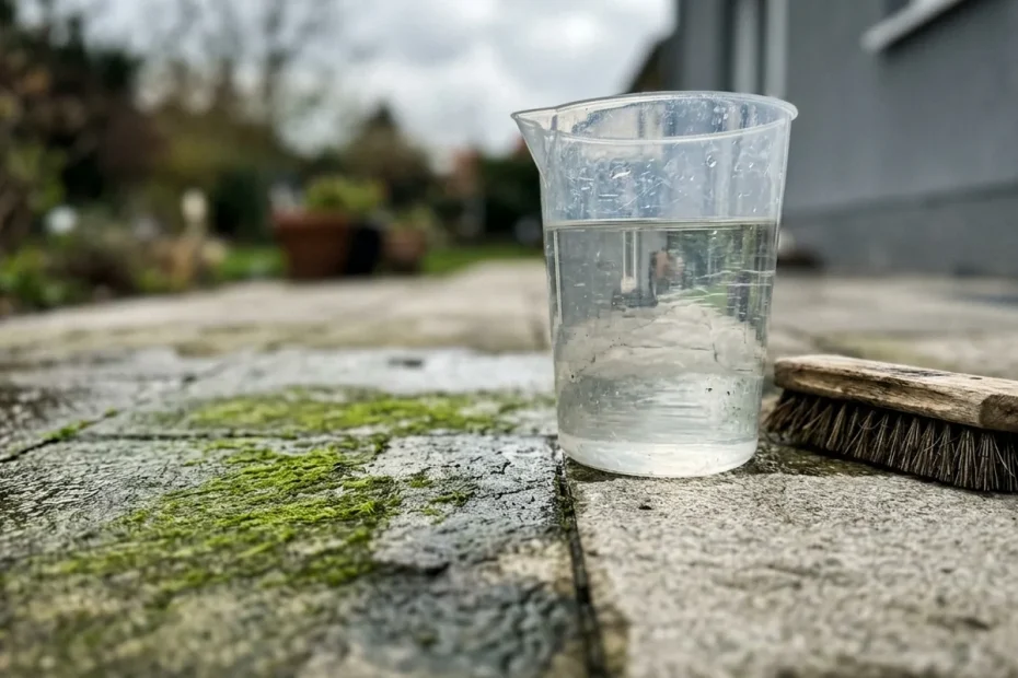 Dieses Billigprodukt aus der Küche macht rutschige Terrassen in einer Stunde wieder sicher – und viele ahnen es nicht