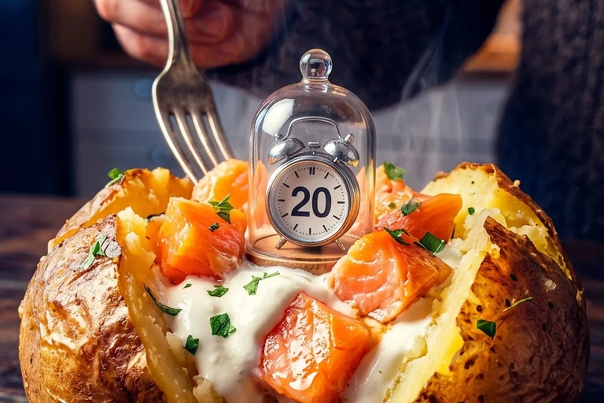 In 20 Minuten satt und zufrieden: wie eine gefüllte Kartoffel zum faulen Feierabend-Trick wird