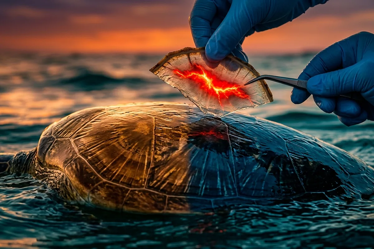 Meerjarige Ozean-Protokolle im Schildkrötenpanzer: wie Forscher geheime Stress-Signale lesen