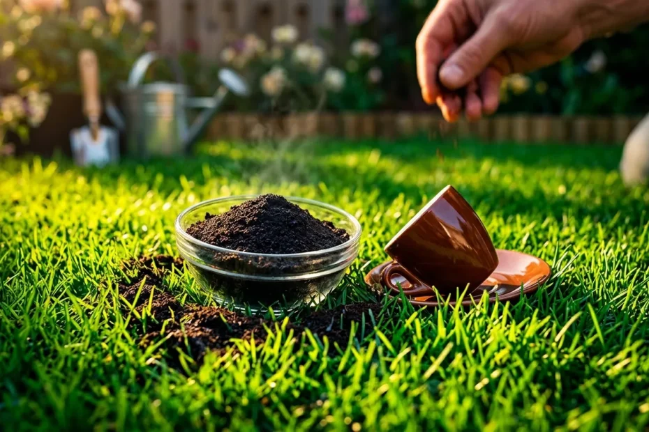 Satterer, grüner Rasen: wie Kaffeesatz aus der Küche dein Gras erholt