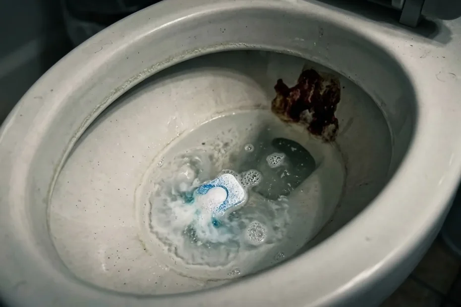 Sauberes WC über Nacht: wie gut Spülmaschinentabs im Toilettenwasser wirklich wirken