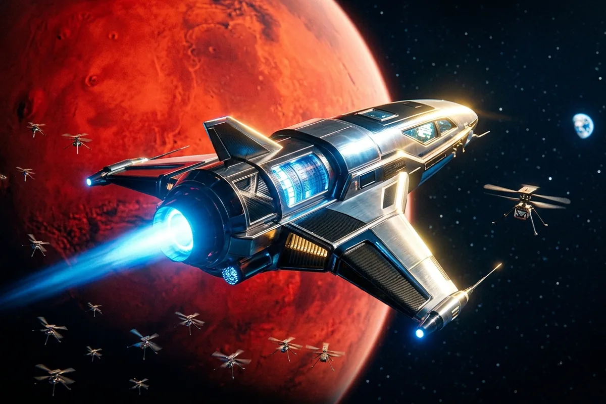 Schneller zum Mars reisen dank Kernantrieb: wie NASA mit SR-1 Freedom die Raumfahrt verändert