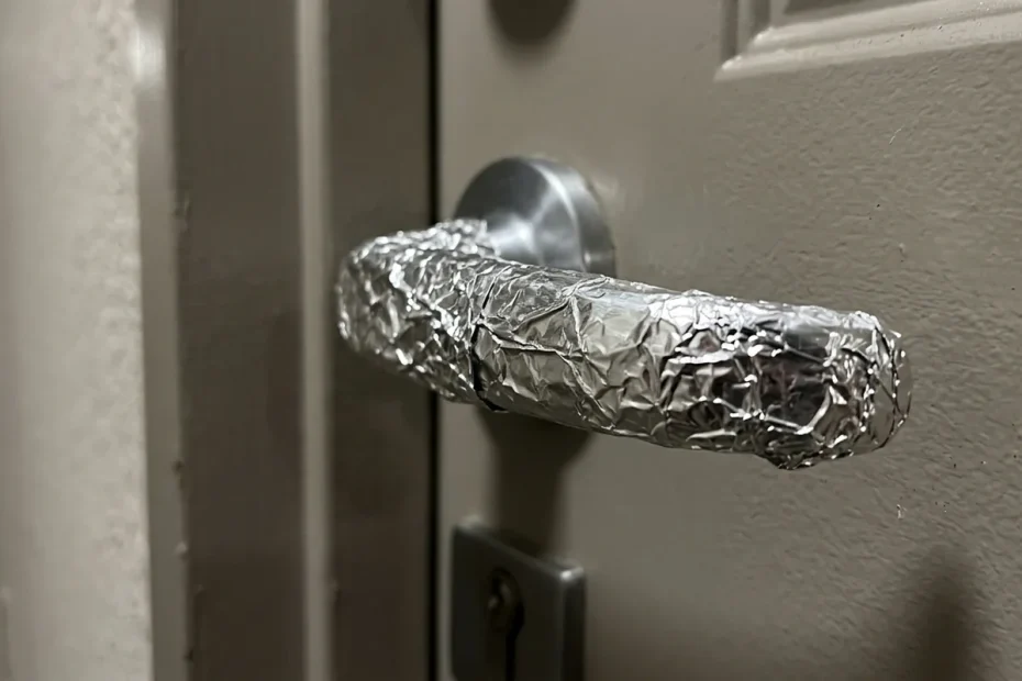 Warum immer mehr Menschen Alufolie an die Wohnungstür machen – und wann es wirklich sinnvoll ist